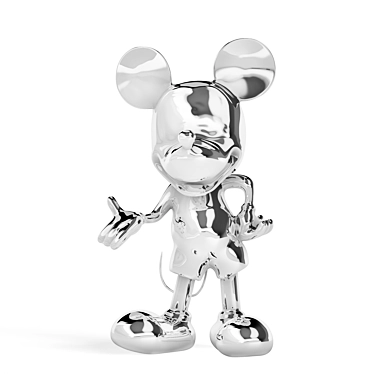 Playful Mickey Sculpture for Cheerful Décor 3D model image 1 