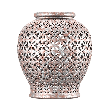 Elegant Ceramic Decorative Pot 3D model image 1 