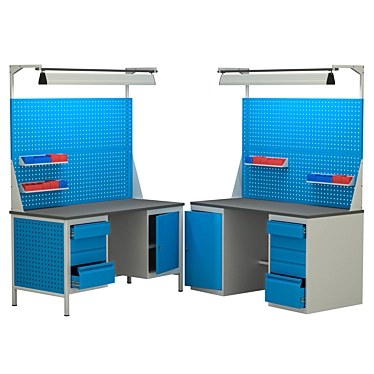 Heavy Duty Workbench VL-K-150 3D model image 1 