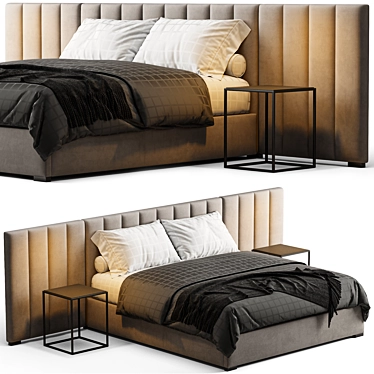 Modena Extended Vertical Bed 3D model image 1 