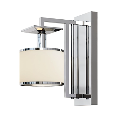Modern Square Wall Sconce - Fargo Collection 3D model image 1 