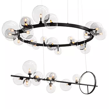 Elegant IONA Lighting Collection 3D model image 1 