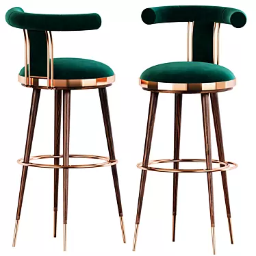 Elevate Your Bar Experience: Moris Bar Chair 3D model image 1 