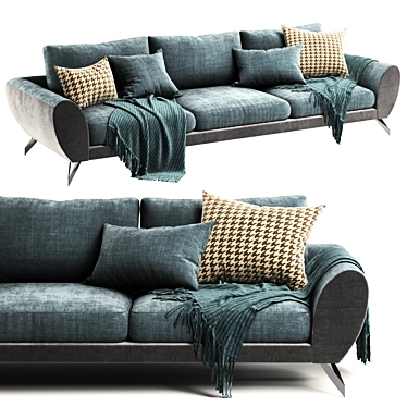 Sleek Modern Designer Sofa 2013 3D model image 1 