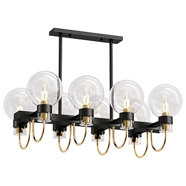 Luxury Mohave LSP 8397 Chandelier 3D model image 1 