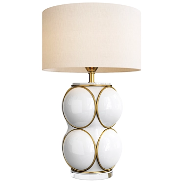 Elegant Bubble Table Lamp 3D model image 1 