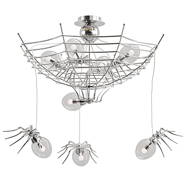 Luxury Pendant Chandelier Model 3D model image 1 