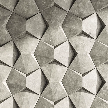 Okiun BLINK 3D Panel Art 3D model image 1 