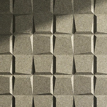 Elegant Mezzo 3D Wall Panel 3D model image 1 