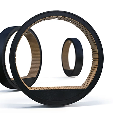 Circular Bench in Millimeters 3D model image 1 