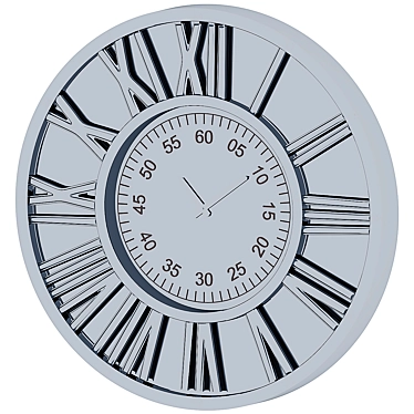 Modern Wall Clock 6070 3D model image 1 