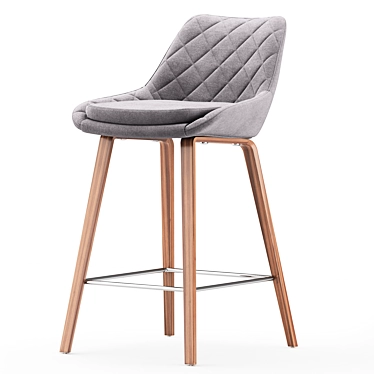 Joan Bar Stool Eight Colors 3D model image 1 