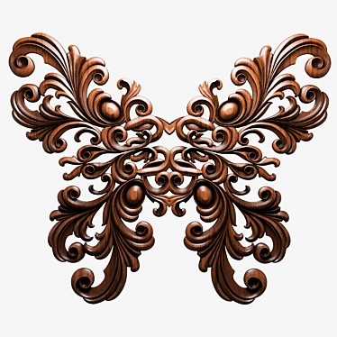 Butterfly Wood CNC Model 3D model image 1 