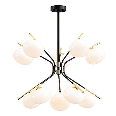 Sleek Levity Design Lamp 3D model image 1 