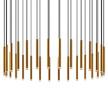 Grok Candle Chandelier Vray Corona 3D model image 1 