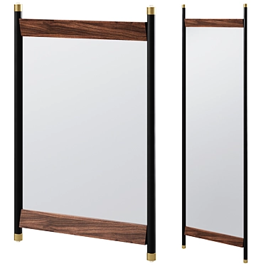 Ravello Wall Mirror by Kare Design 3D model image 1 