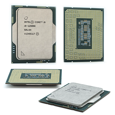 12th Gen Intel Core Processors Set 3D model image 1 