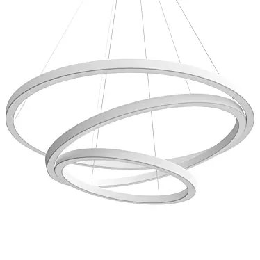 Dimmable Hurricane Ceiling Fan 3D model image 1 