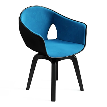 Elegant Laura Chair 3D model image 1 