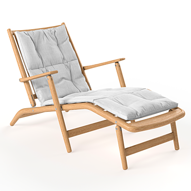 Roda Levante LongChair 3D Model 3D model image 1 