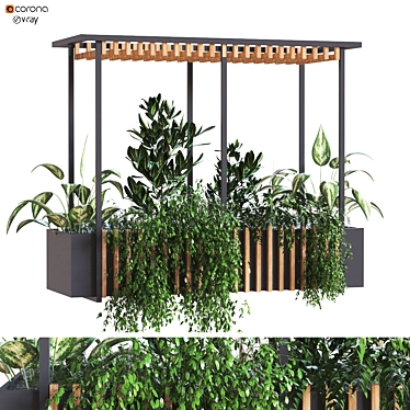 Modern Indoor Plant Set 278 3D model image 1 