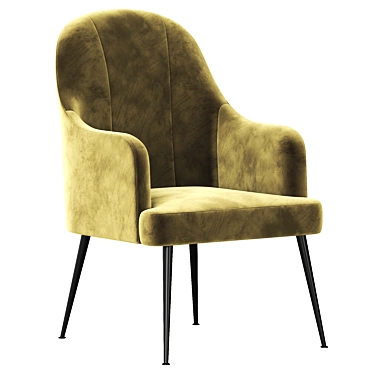 Modern Accent Chair 2015 Model 3D model image 1 