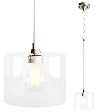 Modern Quorum Dakota Light Fixture 3D model image 1 