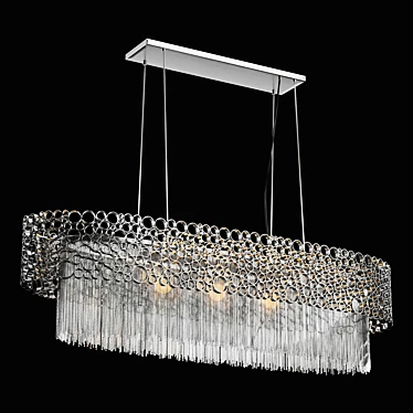 Crystal Lux Fashion Ceiling Light 3D model image 1 