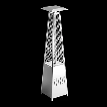 Propane Pyramid Patio Heater: 42,000 BTU 3D model image 1 