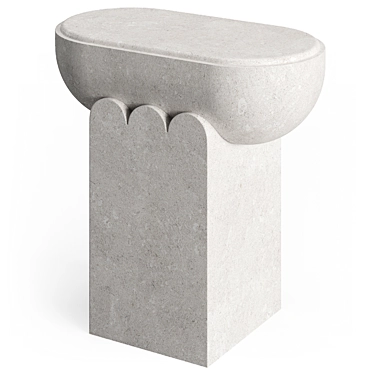 Agatha Stone Gueridon by Massé 3D model image 1 