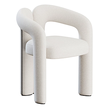  Contemporary Dudet Chair Pair 3D model image 1 