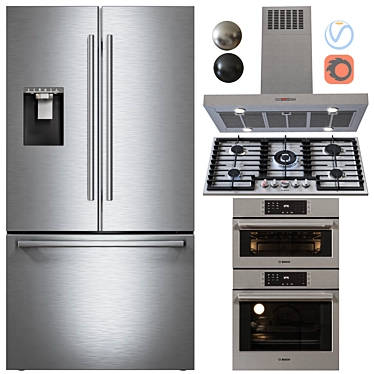 Bosch Kitchen Assistant Dishwasher 02 3D model image 1 