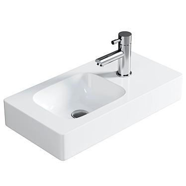 Geberit iCon Hand Basin with KeraTect 3D model image 1 