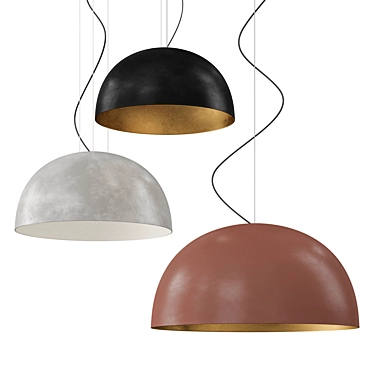 RUGIADA Pendant Light 40/50/60cm 3D model image 1 