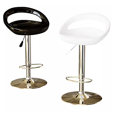 Smiley Bar Stool, Contemporary Design 3D model image 1 