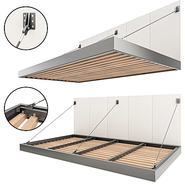 Sleek Adjustable Canopy 3D model image 1 