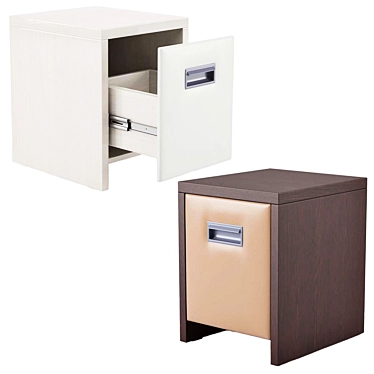 Slim Como/Veda Nightstand 3D model image 1 