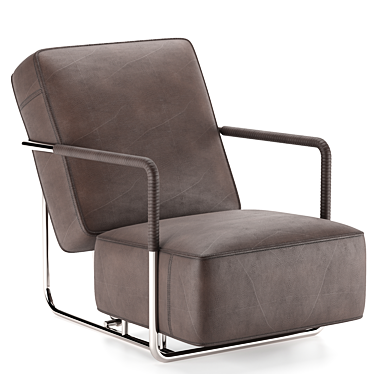 Modern Minimalist ABC Armchair Design 3D model image 1 