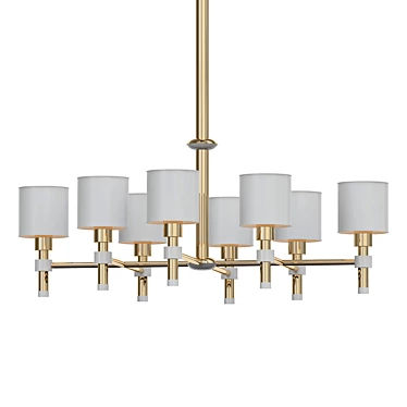  "Elegant Salamanca Pendant Light 3D model image 1 