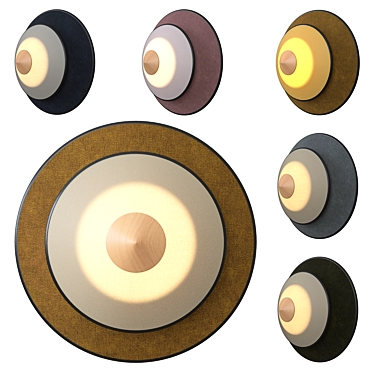 Forestier Cymbal Wall Sconce Light 3D model image 1 