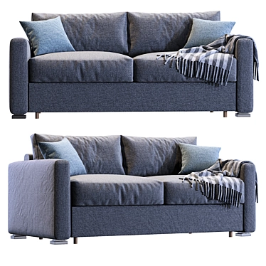 Modern AMSTERDAM Sofa Design 3D model image 1 