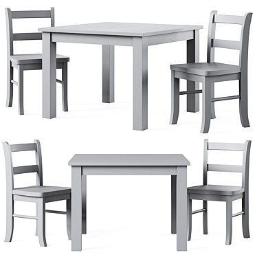 Toddler Play Furniture Set by Pottery Barn 3D model image 1 