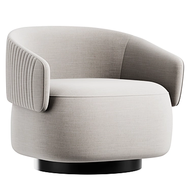Twibe Modern Swivel Armchair 3D model image 1 
