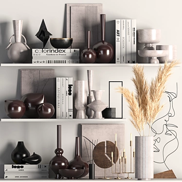 Elegant Decor Set 2015 Edition 3D model image 1 