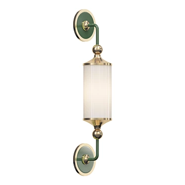 Alkes Modern Bronze Wall Sconce 3D model image 1 