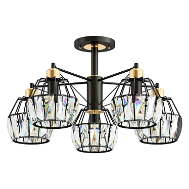 Classic Ambrella Light Chandelier TR5870 3D model image 1 