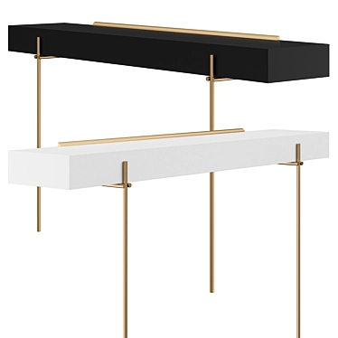 Verbier Console Table | 92.5cm H 3D model image 1 