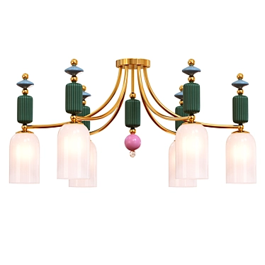 Elegant Odeon Light Candy Fixture 3D model image 1 