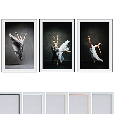 Ballerina Studio Picture Frames 3D model image 1 