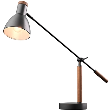 Cohen Table Lamp, Deep Grey 3D model image 1 